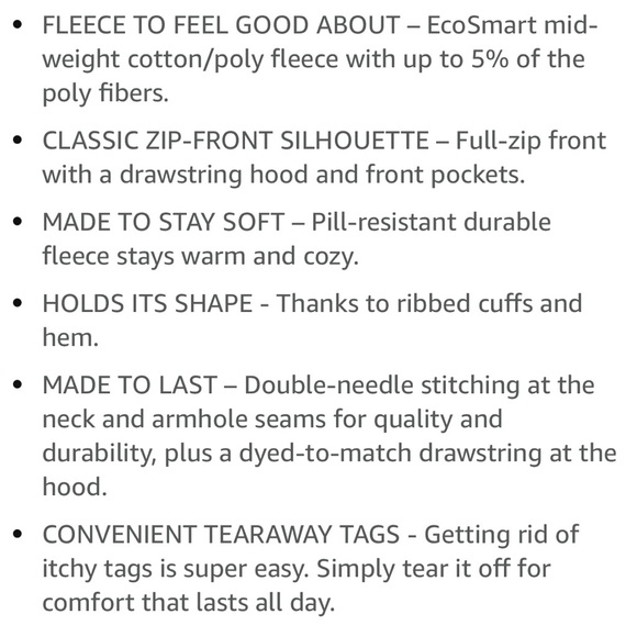 Hanes Men’s zip up hoodie size Small - Picture 3 of 6